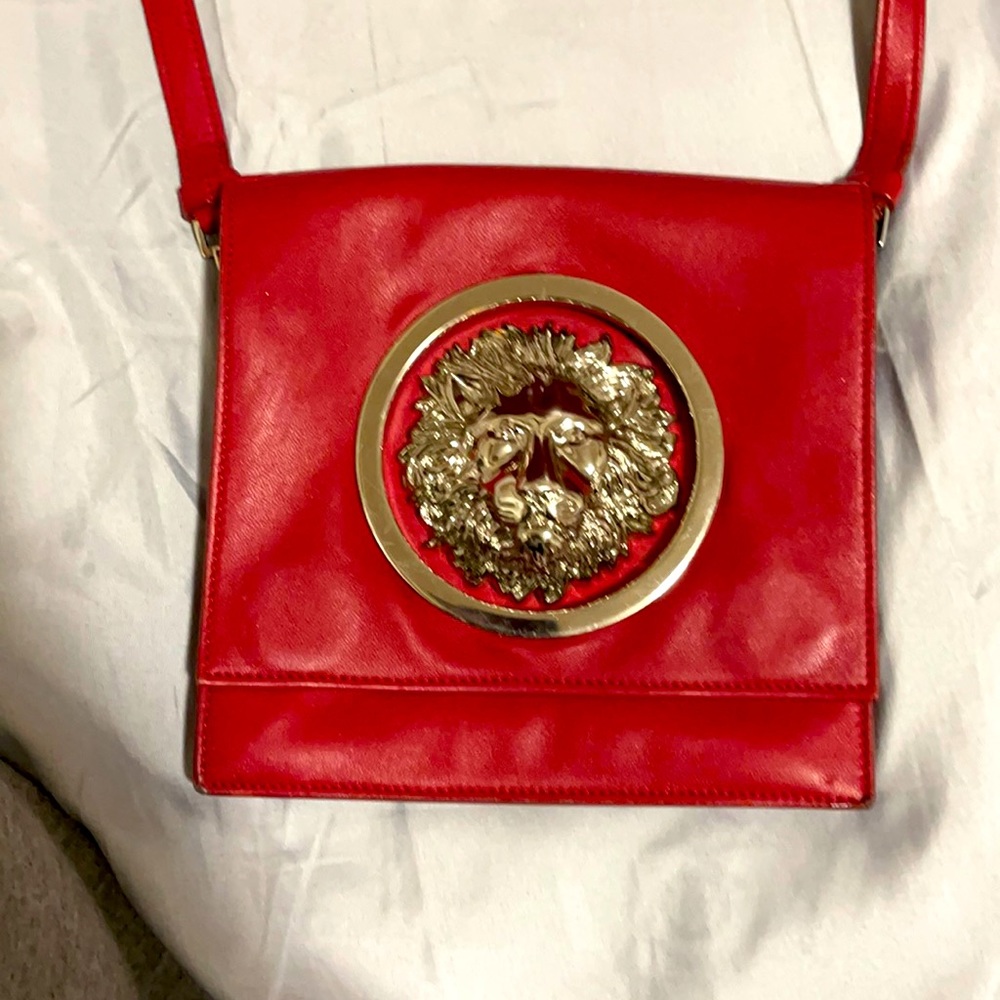 Versus by Versace Red Lion crossbody purse